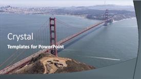  Presentation with san francisco - Cool new slide set with afternoon-aerial-view-of-san backdrop and a gray colored foreground