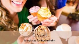  Presentation with friends eating and drinking wine - Cool new presentation theme with afternoon tea - friends having fun and eating backdrop and a coral colored foreground