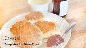  Presentation with afternoon tea - Presentation theme enhanced with afternoon-tea-british-tea background and a lemonade colored foreground