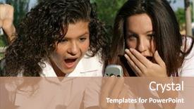  Presentation with cell biology 3d - Audience pleasing presentation design consisting of agape - 2 girls receive shocking cell backdrop and a coral colored foreground