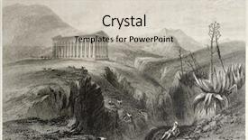  Presentation with temple - Slides with agave - old view of segesta temple background and a  colored foreground