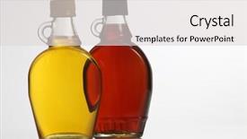  Presentation with maroon and white - Amazing slide set having agave syrup and maple syrup backdrop and a  colored foreground