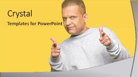  Presentation with arabic music arab man playing - Presentation design with age arab man wearing sport background and a  colored foreground