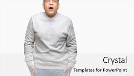  Presentation with arab - Cool new slide set with age arab man wearing sport backdrop and a  colored foreground