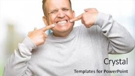  Presentation with arab - Slide deck featuring age arab man wearing sport background and a light gray colored foreground