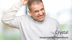  Presentation with arab - PPT layouts enhanced with age arab man wearing sport background and a  colored foreground