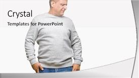  Presentation with bahasa arab - PPT layouts with age arab man wearing sport background and a  colored foreground