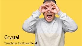  Presentation with arab - PPT theme having age arab man wearing sport background and a  colored foreground