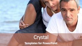  Presentation with young man holdng laptop on lap money - PPT theme having age difference - salt-and-pepper guy with laptop posing background and a  colored foreground