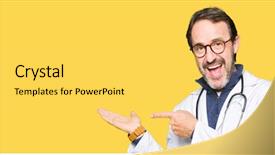  Presentation with coat horse cow camel sheepoffspring - Amazing PPT theme having age doctor man wearing medical backdrop and a  colored foreground