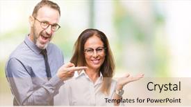  Presentation with love - PPT theme enhanced with age hispanic couple in love background and a coral colored foreground