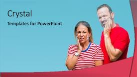  Presentation with loving hearts love heart candy - Theme having age hispanic couple in love background and a  colored foreground