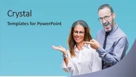  Presentation with loving hearts love heart candy - Presentation enhanced with age hispanic couple in love background and a light blue colored foreground