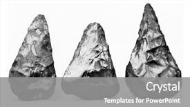  Presentation with stone age - Beautiful presentation theme featuring age of the ancient backdrop and a gray colored foreground