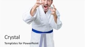  Presentation with age in place - Amazing PPT layouts having age senior man wearing kimono backdrop and a white colored foreground