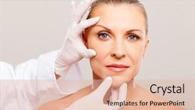  Presentation with plastic surgery - Slide set having ngada village of luba flores background and a black colored foreground