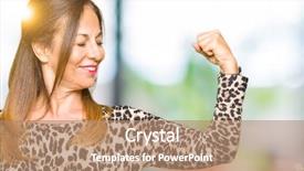  Presentation with animal print - Amazing PPT layouts having age woman wearing leopard animal backdrop and a coral colored foreground