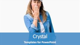  Presentation with woman sport - PPT layouts having age woman wearing sport cap background and a teal colored foreground