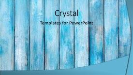  Presentation with aged wood - Colorful theme enhanced with aged blue painted grunge wood backdrop and a light blue colored foreground