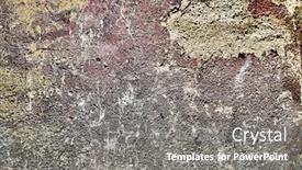  Presentation with aged - Slides enhanced with aged-decaying-wall-texture-closeup background and a gray colored foreground