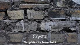  Presentation with aged - Slides featuring aged-grungy-coarse-stonework-city background and a dark gray colored foreground