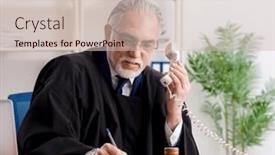  Presentation with lawyer - PPT layouts with aged-lawyer-working background and a  colored foreground