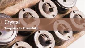  Presentation with switches - Slides enhanced with aged light-switches and sockets background and a  colored foreground