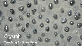  Presentation with rolling stones - Colorful slide deck enhanced with aged old vintage rolling stones pavement in mediterranean town backdrop and a gray colored foreground