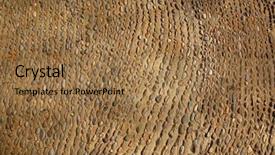  Presentation with rolling stones - Colorful theme enhanced with aged old vintage rolling stones floor traditional mediterranean flooring backdrop and a coral colored foreground