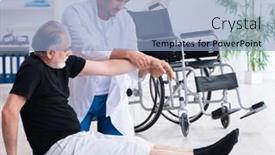  Presentation with injury - Slide set enhanced with aged-patient-recovering-from-injury background and a light blue colored foreground