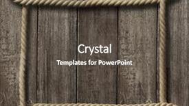  Presentation with old age - PPT theme featuring aged rope frame on old background and a dark gray colored foreground