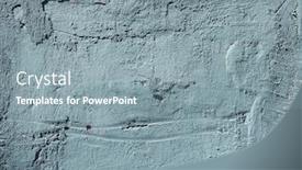  Presentation with rough - Audience pleasing theme consisting of aged wall background rough concrete texture backdrop and a mint green colored foreground