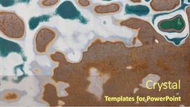  Presentation with automotive - Presentation design consisting of aged-weathered-rusty-automotive-metal background and a tawny brown colored foreground