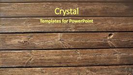  Presentation with aged wood - PPT theme enhanced with aged weathered wood plank board background and a tawny brown colored foreground