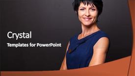  Presentation with middle ages portrait - Audience pleasing PPT theme consisting of aged woman portrait on black backdrop and a dark gray colored foreground