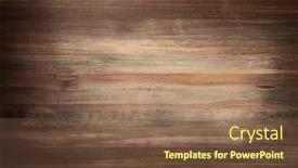  Presentation with aged wood - Theme featuring aged-wooden-background-of-table background and a tawny brown colored foreground