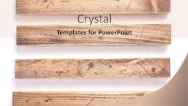  Presentation with aged - Presentation design featuring aged-wooden-board-beam background and a lemonade colored foreground