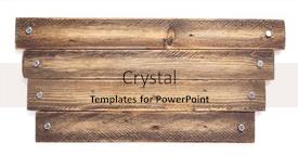  Presentation with aged - Colorful slide set enhanced with aged-wooden-board-beam backdrop and a coral colored foreground