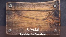  Presentation with slate - Presentation theme enhanced with aged-wooden-nameplate-at-slate background and a tawny brown colored foreground