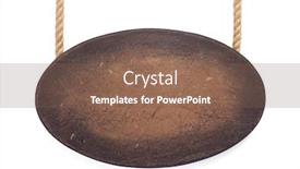  Presentation with aged - Amazing slide deck having aged-wooden-nameplate-or-wall backdrop and a violet colored foreground