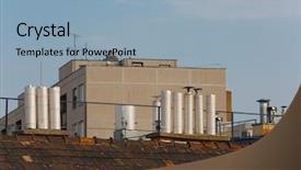  Presentation with breast cancer light - PPT layouts consisting of ageing population - chimneys on roofs in late background and a  colored foreground