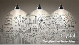  Presentation with agenda - Amazing presentation design having diagram agenda - secret strategy development ideas backdrop and a gray colored foreground