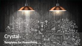  Presentation with city development strategy - Colorful PPT theme enhanced with diagram agenda - secret strategy development ideas backdrop and a gray colored foreground