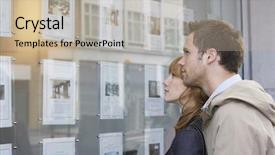  Presentation with real estate - Amazing slide deck having agent - side view of a young backdrop and a soft green colored foreground