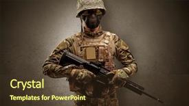  Presentation with dark ages - Cool new presentation theme with agent in a dark room backdrop and a tawny brown colored foreground