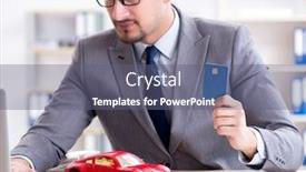  Presentation with motor - Amazing slide deck having agent-offering-car-motor-insurance backdrop and a gray colored foreground