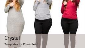  Presentation with violence woman - Colorful presentation design enhanced with aggression - collage of beautiful young woman backdrop and a light gray colored foreground