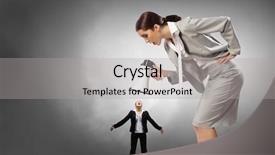  Presentation with humiliation - Cool new theme with aggression and humiliation in communication backdrop and a light gray colored foreground