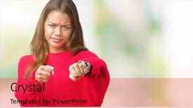  Presentation with fight win - Amazing PPT layouts having aggressive and angry attack threat backdrop and a red colored foreground