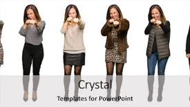  Presentation with aggressive people - Audience pleasing slide deck consisting of aggressive and angry attack threat backdrop and a light gray colored foreground